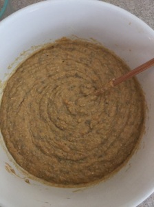 Yam buckwheat pancake batter